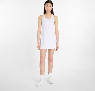 New Balance Donna Tournament Dress in Bianca, Maglia di Poliestere, Taglia XL