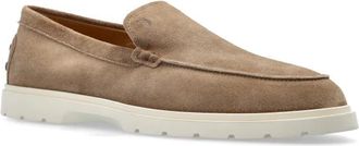 Tod's Su&egrave;de schoenen type loafers - Heren - Loafers - Grijs - 43 EU - Su&egrave;de - Schoenen