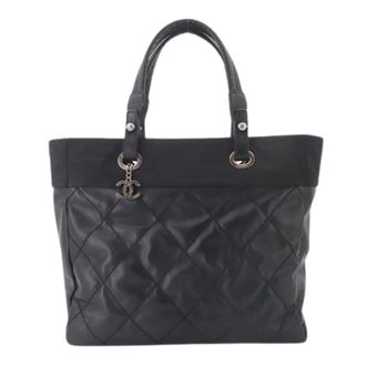 Chanel Pre-owned Nylon Tote Bag - Dames - Vintage Shopper - Zwart - ONE Size - Nylon - Vintage