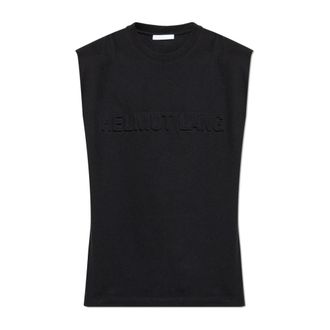 Helmut Lang Magliette con logo - - Tops - Uomo - Nero - L