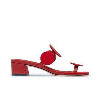 Bernardo Jupiter Moon Heeled Sandal in Red at Nordstrom, Size 7.5