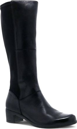 Dansko Womens Celestine Leather High Boots In Black