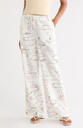 Scotch & Soda Pull-On Pants in Wavy Floral at Nordstrom Rack, Size X-Small