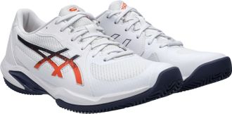 Asics Tennisschuh ASICS SOLUTION SWIFT FF 2 CLAY, Herren, Gr. 44,5, orange (wei&szlig;, nova orange), Synthetik, Textil, Schuhe Tennisschuh, Sandplatzschuhe f&uuml;r A