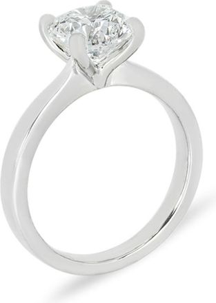 Bespoke Platinum Set 2.03ct Lab Diamond Solitaire Ring - Size 53