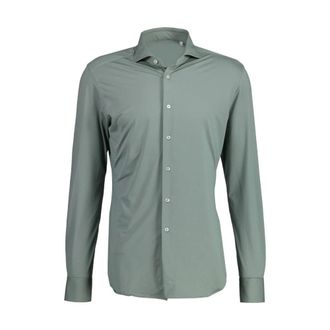 Xacus Hyper Flex Overhemd - Lichtgroen - Heren - Casual Overhemden - Groen - M - Leer - Overhemden
