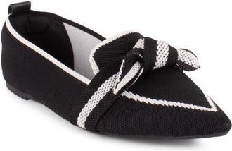 Elie Tahari Florentia Pointed Toe Loafer in Black at Nordstrom, Size 6.5