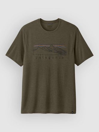 Patagonia Cap Cool Trail - Stratapeaks T-Shirt groen