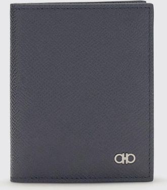 Ferragamo Portafoglio Uomo colore Blue Navy