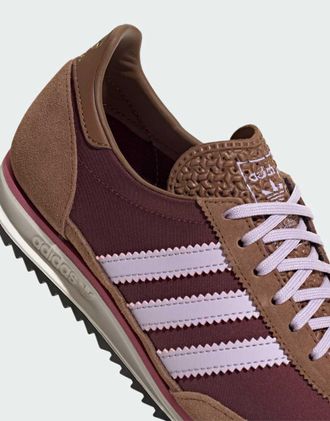 adidas Originals Sl 72 OG - Scarpe bordeaux/lavanda ghiaccio-Marrone