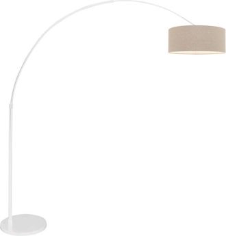 Steinhauer Lampada da terra - Sparkled Light - bianco - lino - Steinhauer