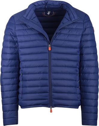 Save The Duck Blauw zomerjas Save the Duck gewatteerd nylon
