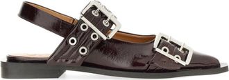 Ganni Ballerinas - Dames - Ballerinas - Rood - 36 EU - Schoenen