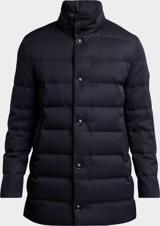 Moncler Men & apos;s Quilted Down Long Parka with Hood