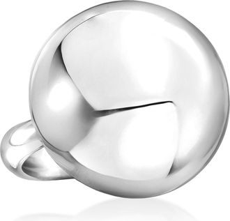 Ross-Simons Italian Sterling Silver Dome Bead Ring