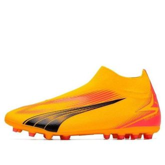 Puma Ultra Match Mid Soccer Sneakers Sun Stream Sunset Glow 107760-03