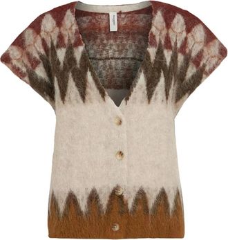 Beaumont Amsterdam Embrun Vest - Dames - Truien - Veelkleurig - Maat: M Zijde
