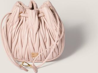 Miu Miu Matelass&eacute; nappa leather pouch