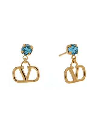Valentino Vlogo Swarovski Earrings