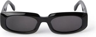 Palm Angels PERI104NOAH3B64 Rectangular Black Frame Sunglasses - Black