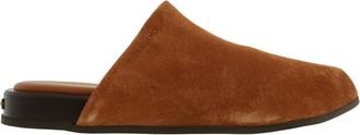 Ferragamo Ferragamo Cognac Nycole Suede Mules