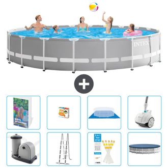 Intex Piscina Prism Frame Redonda - 610x132 Cm - 9-piezas S590