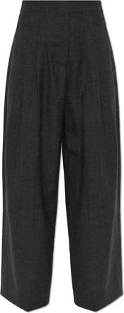 STUDIO NICHOLSON Lira Wolbroek - Dames - Wijde Broeken - Grijs - 2XS - Wol - Broeken