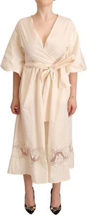 Pink Memories pink MEMORIES Short Sleeves Maxi A-line Wrap Womens Dress (Pre-Owned)