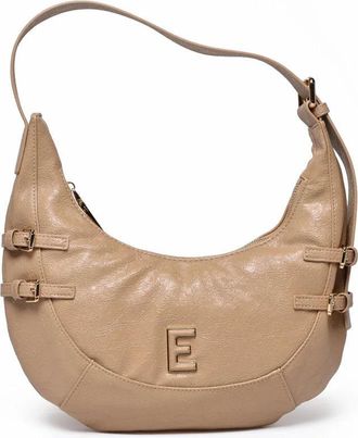 Ermanno Scervino Small Teal Hobo Bag - Beige