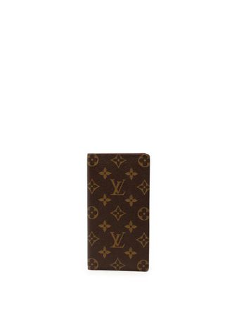 Louis Vuitton 2008 Monogram Porte Valeurs Cartes Credit long wallets - Brown