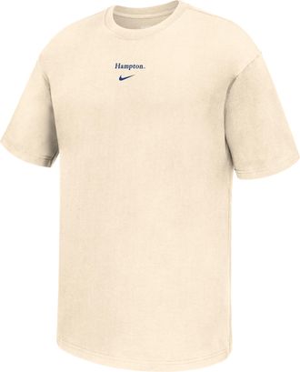 Nike Mens College (Hampton University) Short-Sleeve T-Shirt in Brown | M11766HMTU26-NAT
