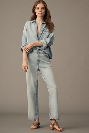 Re/Done Ollie High-Rise Straight Leg Jeans