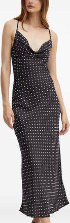 Guess Co Abito smanicato a pois - Nero