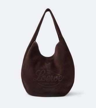 Loewe Roomy suede shoulder bag