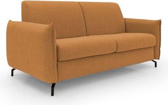 Divani.Store Divani.store - Scarlet Sof&aacute; Cama Convertible En Tejido Mixto De Algod&oacute;n Impermeable 195 Cm (mat.140x197) Naranja