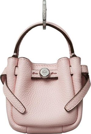 Tory Burch Romy Bucket Bag Charm in Rose Mist at Nordstrom
