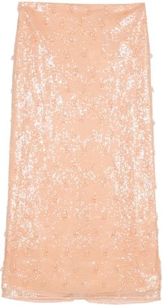 SIMKHAI Finnegan maxi skirt - women - Polyester/Nylon/Polyester - 4 - Neutrals