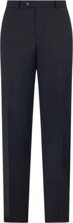 Brooks Brothers Virgin Wool Blend Broeken - Heren - Slim Fit Broeken - Blauw - M - Leer - Broeken