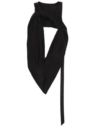 Rick Owens Harness Draped Hanging Tank Top