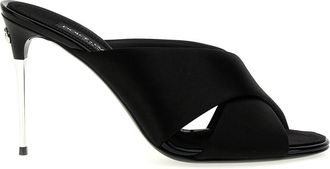 Dolce & Gabbana Black Slip on Heels