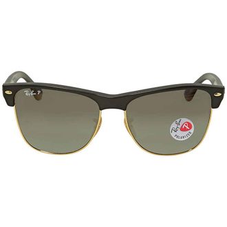 Ray-Ban Clubmaster Oversized Polarized Grey Gradient Square Mens Sunglasses RB4175 877/M3 57