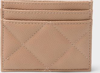 Simons Womens Quilted diamond card holder