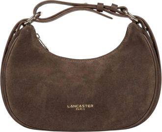 Lancaster Shoulder Bags, female, Brown, Size: ONE SIZE Sac besace Zipp&eacute; S Su&egrave;de