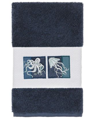 Linum Home Textiles Ava Turkish Cotton Embellished Hand Towel