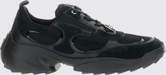 Roger Vivier Viv On The Run Leather and Mesh Sneakers with Chunky Sole