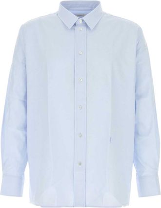 Saint Laurent Light Blue Regular Oxford Shirt