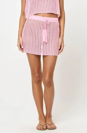 L*Space Sandar Cotton Cover-Up Skirt in Rosewater at Nordstrom, Size X-Small