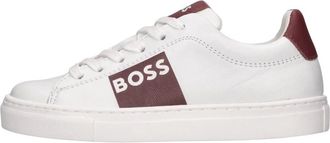 HUGO BOSS J50854 Sneakers - Heren - Sneakers - Wit - 38 EU - Leer - Schoenen