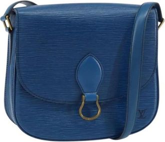 Louis Vuitton Pre-owned Cross Body Bags, female, Blue, Size: ONE SIZE Pre-owned Leather Cross Body Bag