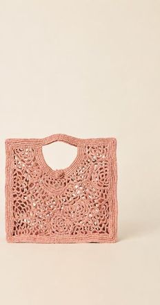 BTB Los Angeles Lacera Top Handle Tote in Petal at Nordstrom